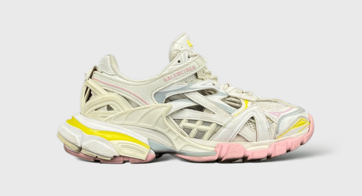 9300 Balenciaga Track 2 Blanc/Rose/Jaune 36
