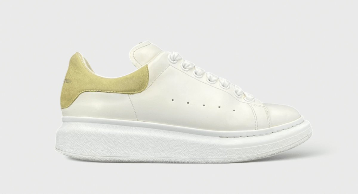 0000000184 Alexander Mcqueen Oversize Blanc/Vert 39