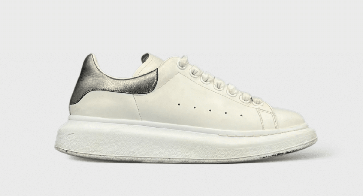 9577 Alexander Mcqueen Oversize Blanc/Argenté 38