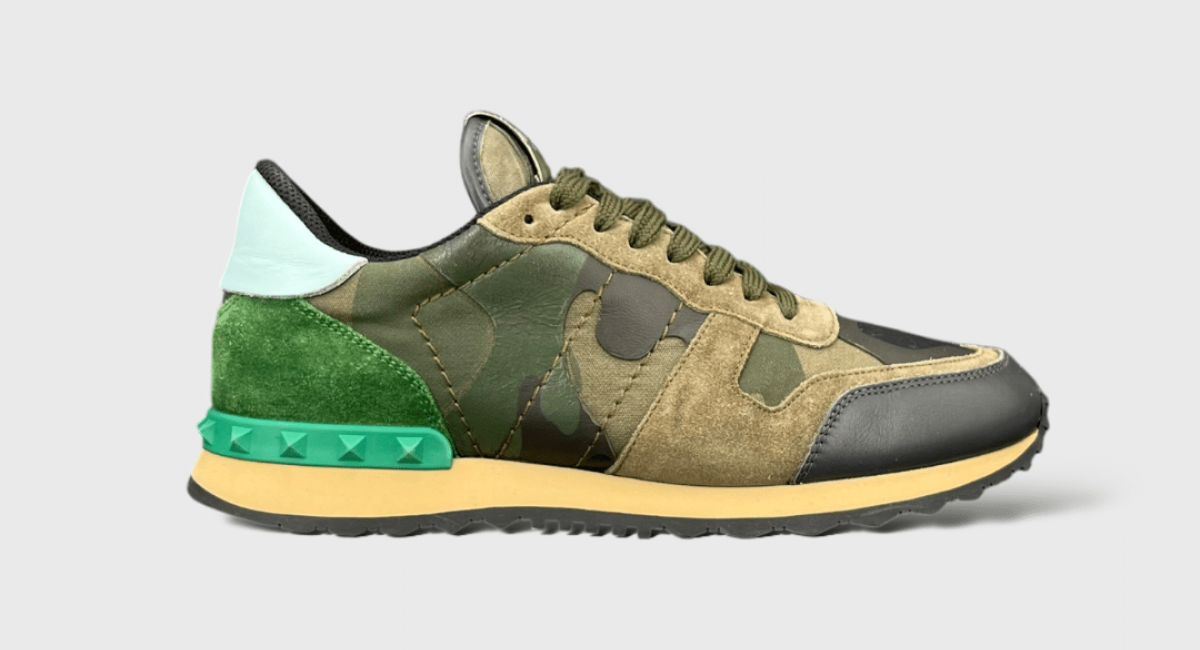 7683 Valentino Rockrunner Vert/Noir 40