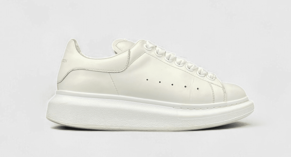 0000000593 Alexander Mcqueen Oversize Blanche 36,5