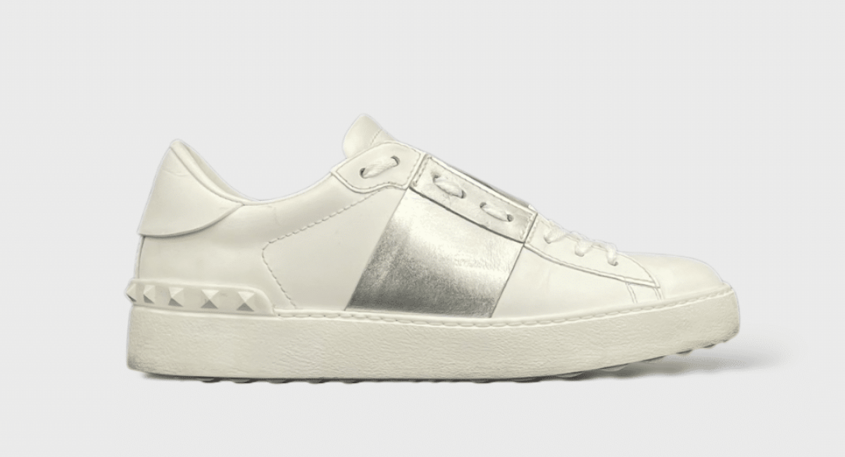 9400 Valentino Open Blanc/Argent 37