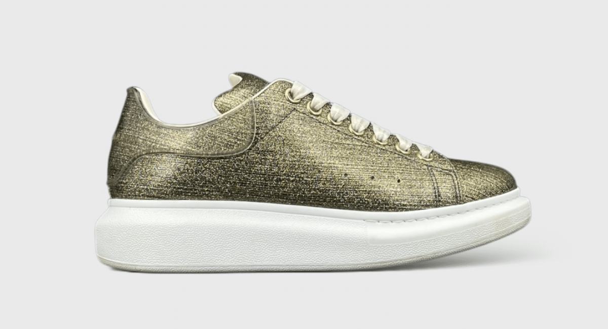 8612 Alexander Mcqueen Oversize blanc/or 40