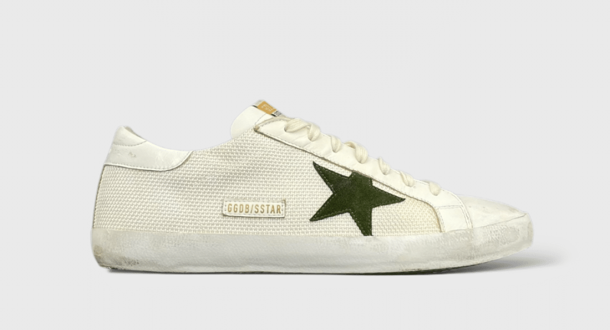 9572 Golden Goose Superstar Blanc/Vert 45