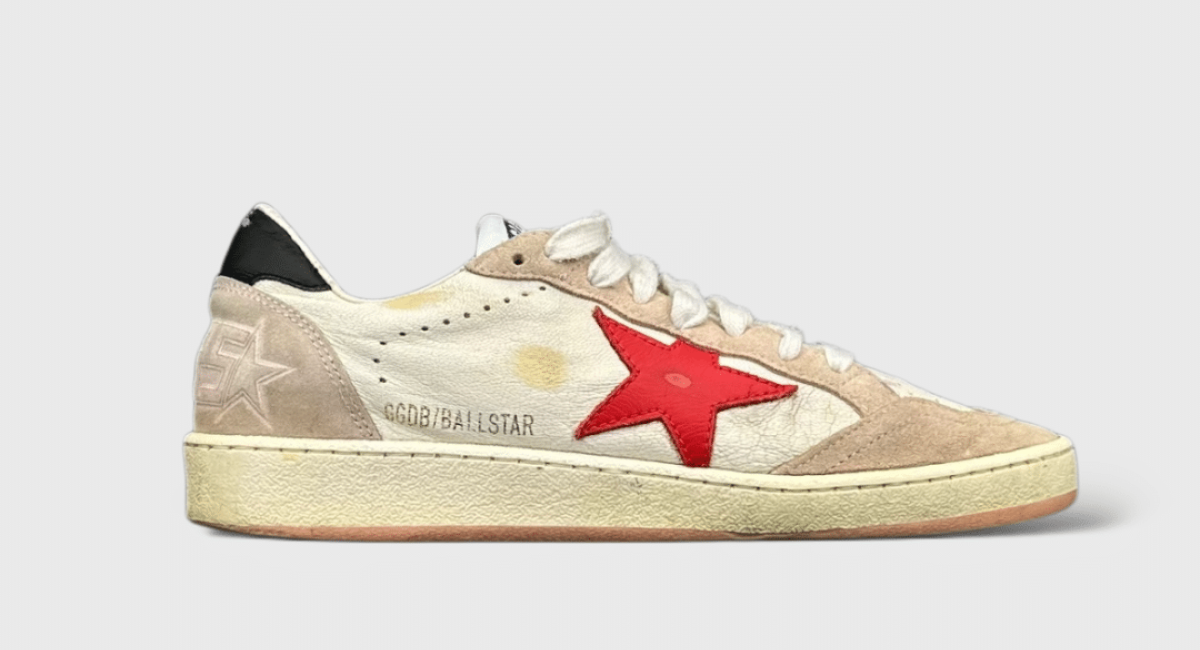 0000000434 Golden Goose Ball Star Blanc/Rose/Rouge 37