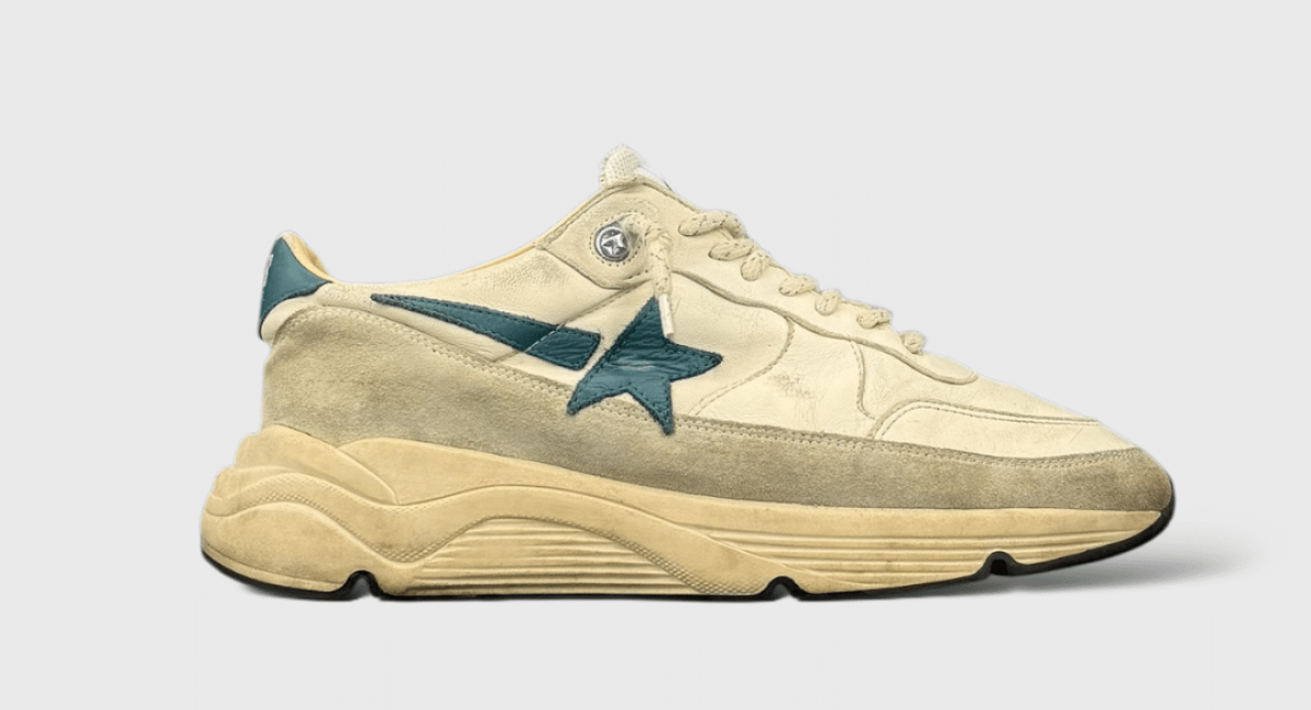 10448 Golden Goose Running Beige/Bleu 43