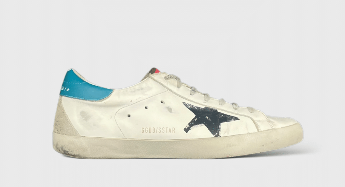 9529 Golden Goose Superstar Blanc/Bleu/Noir 42