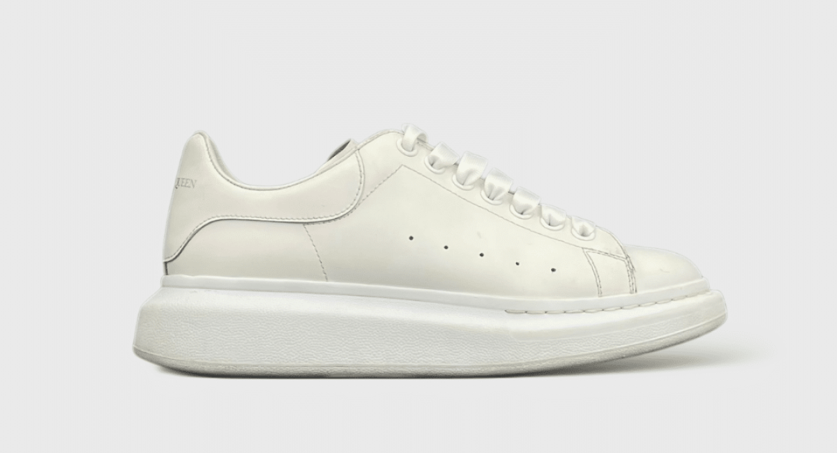 9549 Alexander Mcqueen Oversize Blanc 39,5