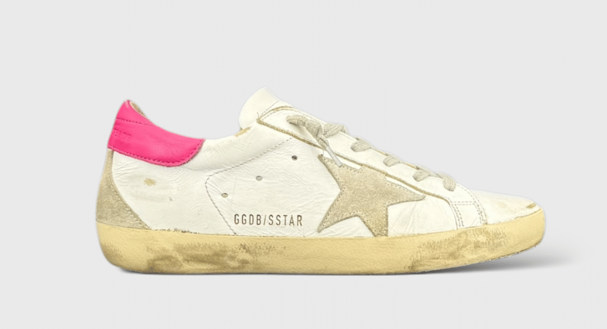 0000000285 Golden Goose Super Star Blanc/Rose 36