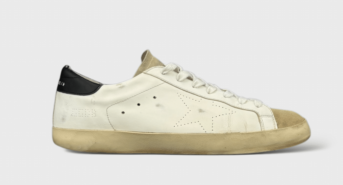 0000000343 Golden Goose Super Star Blanc/Noir 44