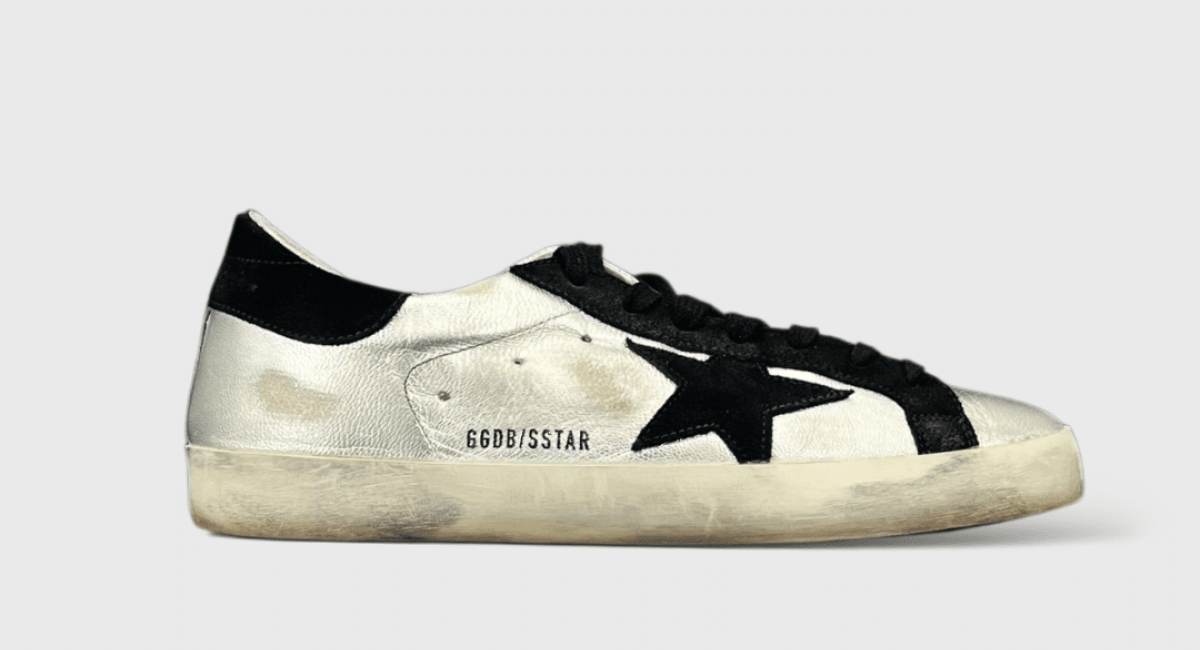 0000000053 Golden Goose Super Star Noir/argent 40
