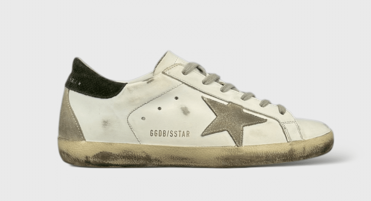 10415 Golden Goose Superstar Blanc/Vert 38
