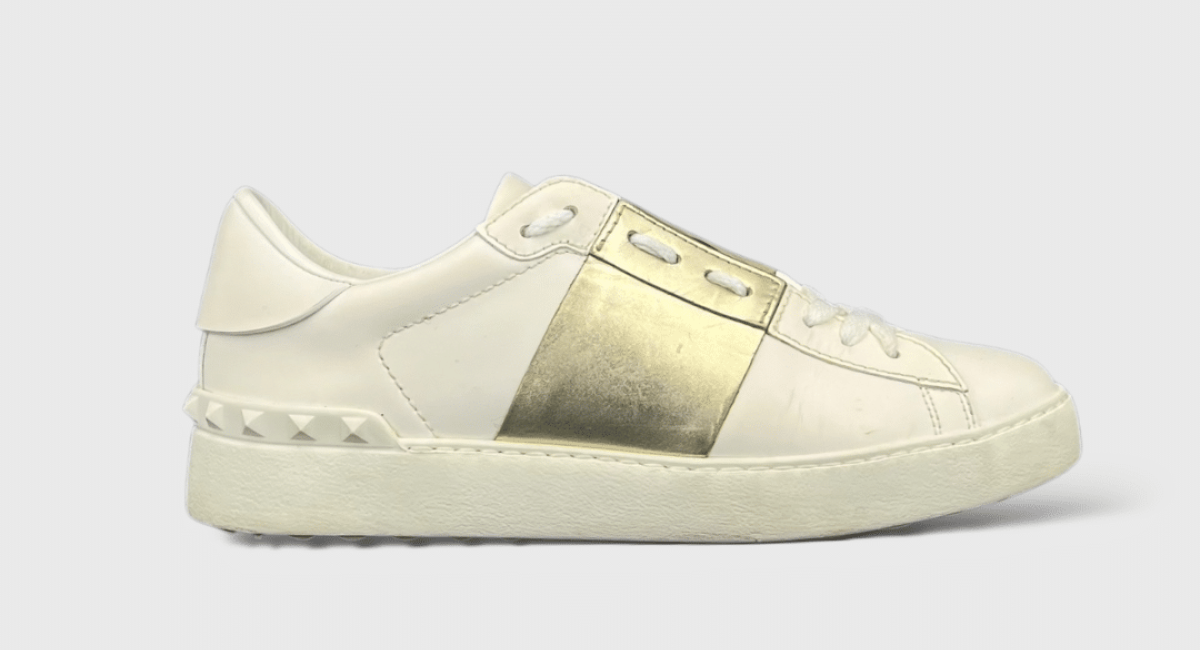 10481 Valentino Open Blanc/Or 39