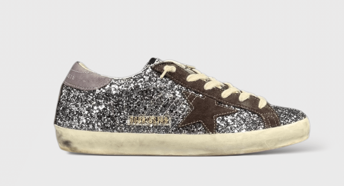 0000000800 Golden Goose Super Star Violet/Paillette 38