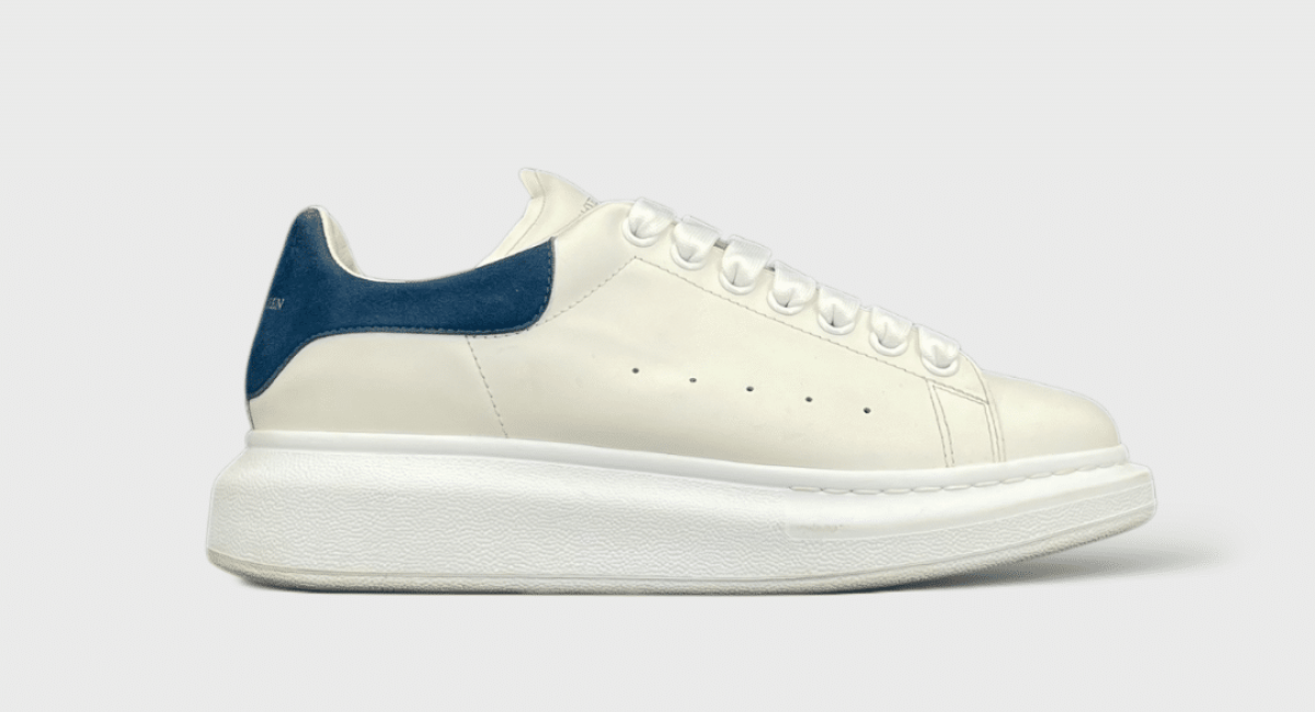 9552 Alexander Mcqueen Oversize Blanc/Bleu 40