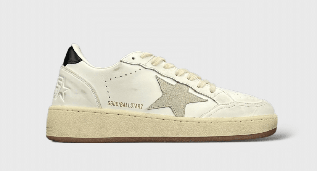 9576 Golden Goose Ballstar Blanc/Gris/Noir 40