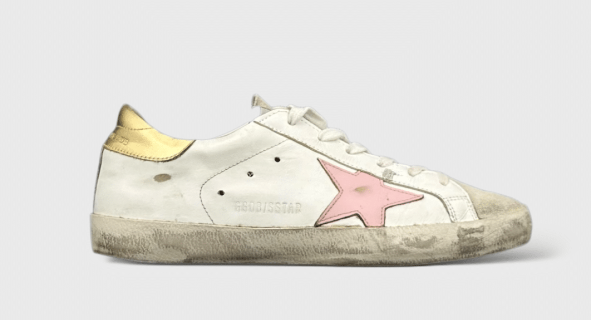 0000000717 Golden Goose Super Star Blanc/rose/or 37