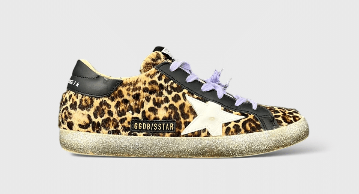 0000000493 Golden Goose Super Star léopard/violette 36
