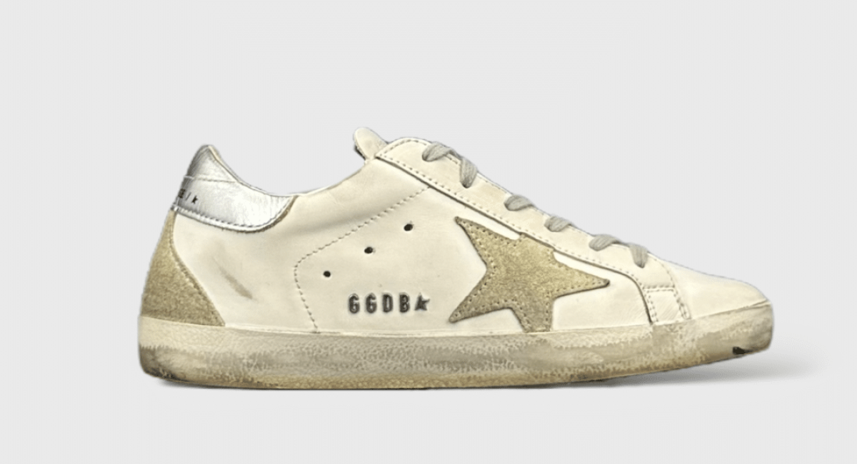 10371 Golden Goose Superstar argent/blanc 36