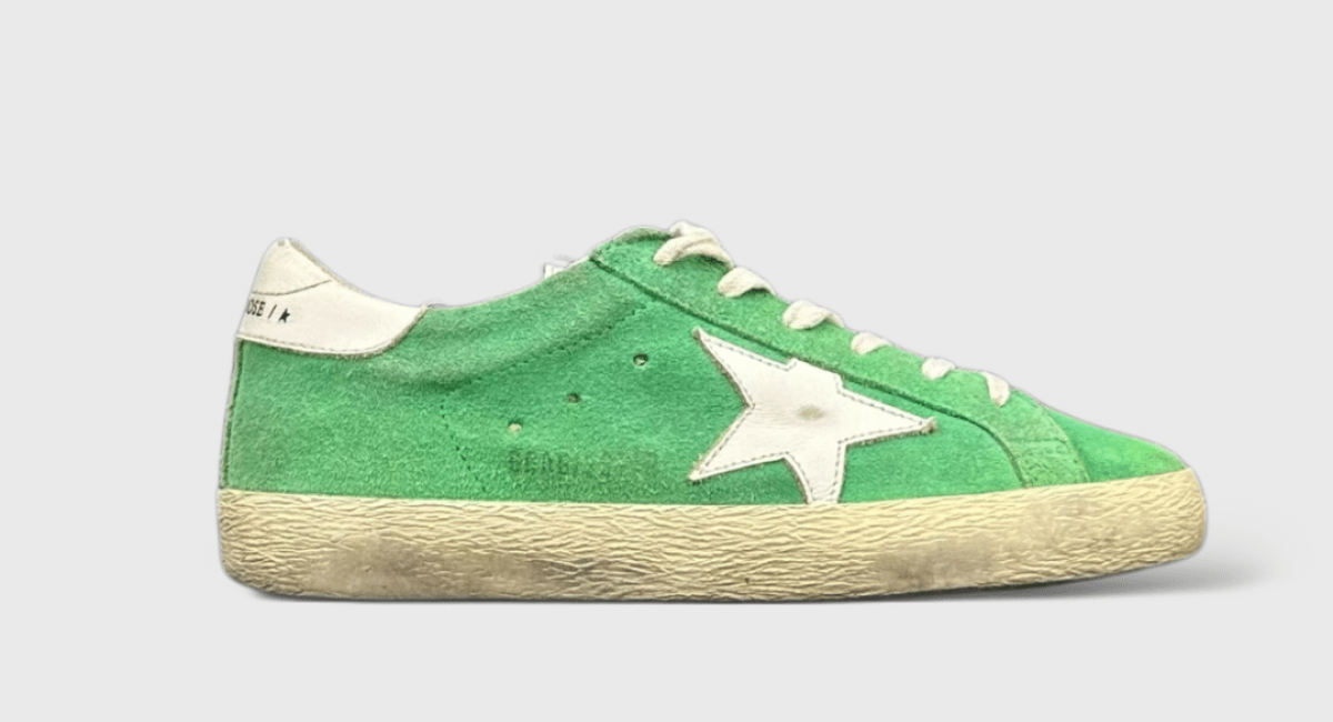 0000000050 Golden Goose Super Star Vert/Blanc 36