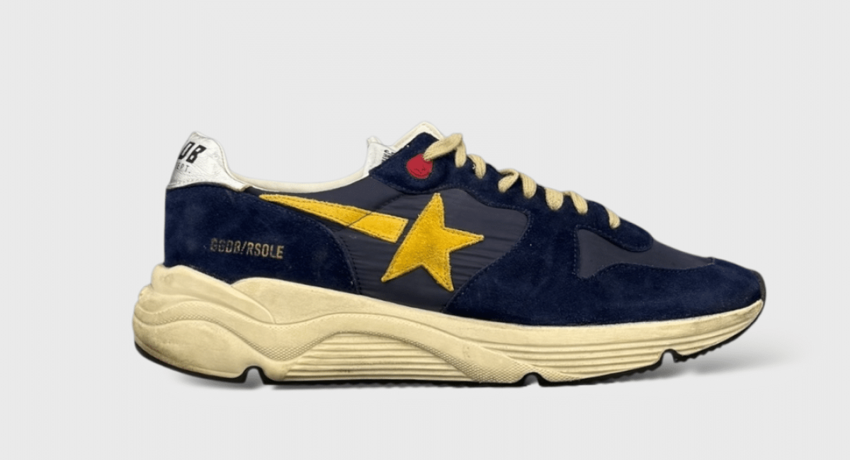 0000000562 Golden Goose Running marine/Jaune/Blanc 45