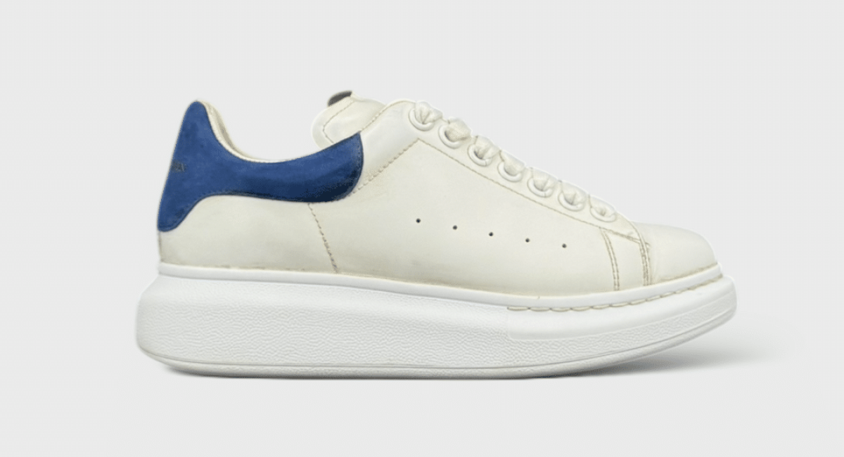 0000000186 Alexander Mcqueen Oversize Bleu/Blanc 36,5