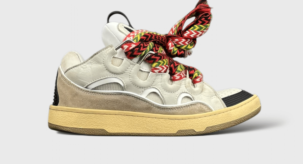 9406 Lanvin Curb Blanc/Rouge/Vert/Jaune 41