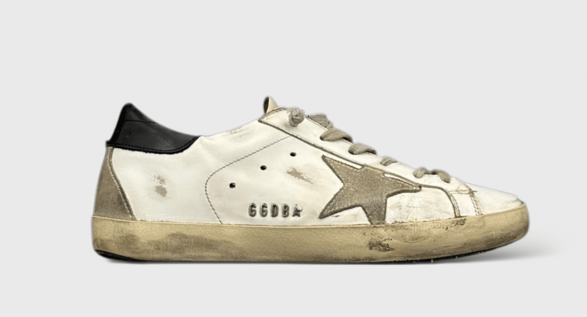10374 Golden Goose Superstar Blanc/gris/noir 38