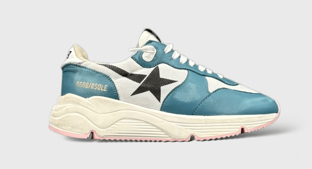 0000000782 Golden Goose Running bleu/blanc/Rose 36