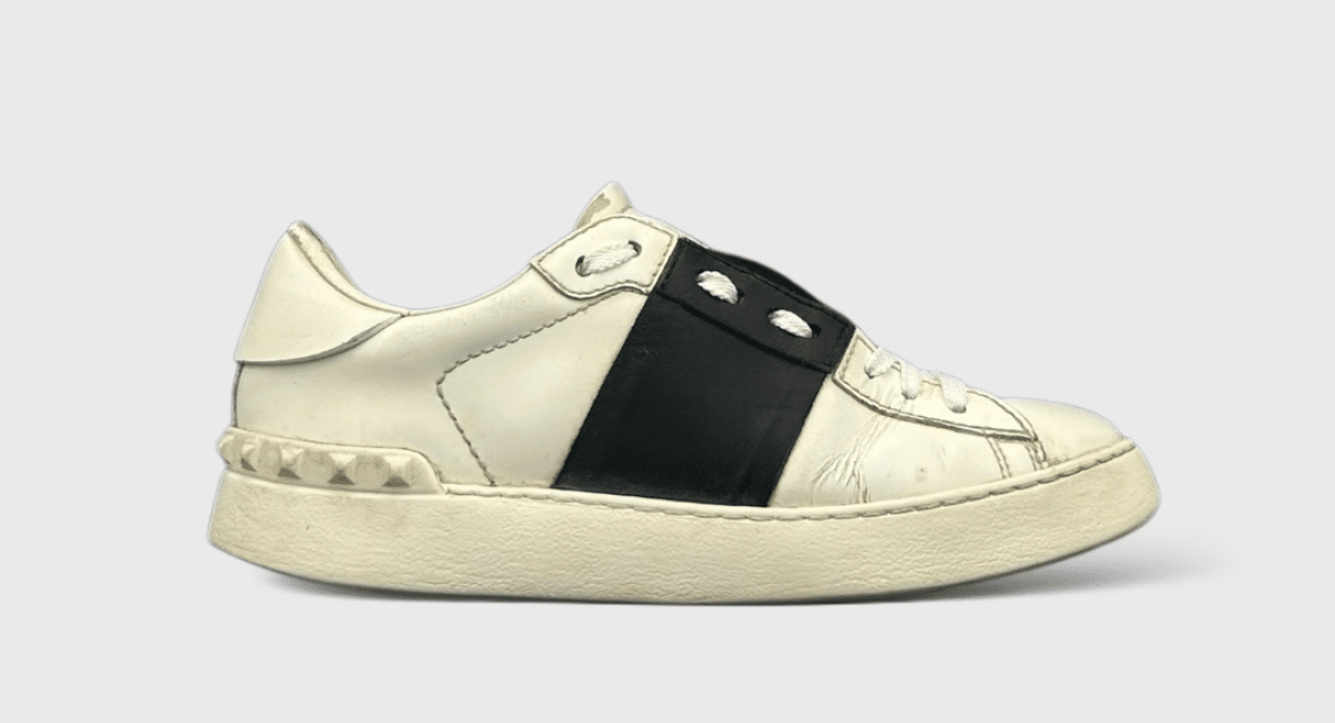 0000000141 Valentino Open Blanc/Noir 36