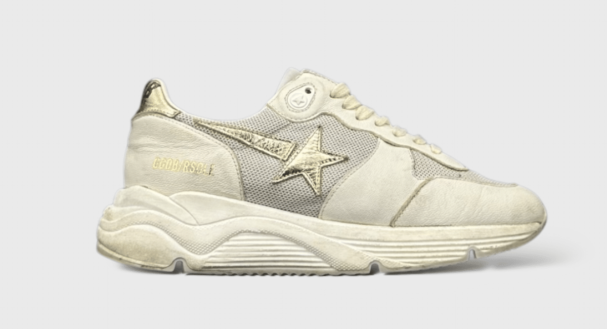 0000000492 Golden Goose Running Blanc/doré 36