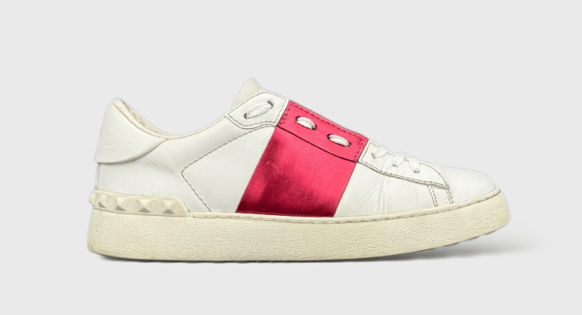 0000000599 Valentino Open Blanc/Rouge 36
