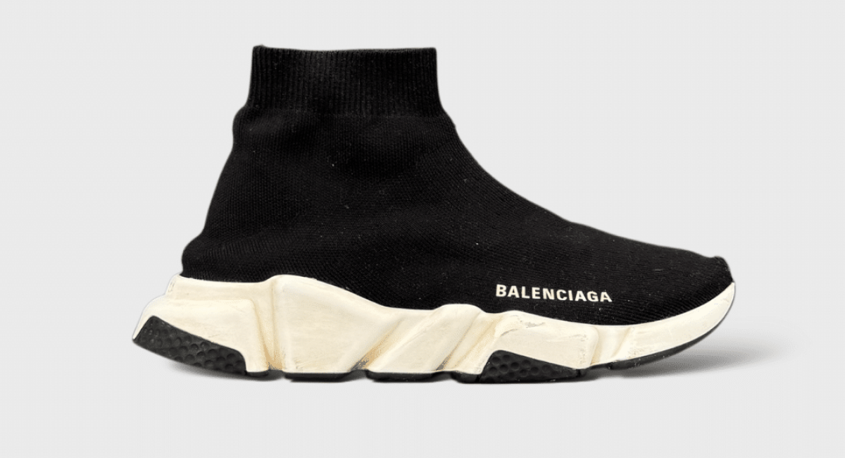 9172 Balenciaga Speed Trainer Blanc/Noir 38