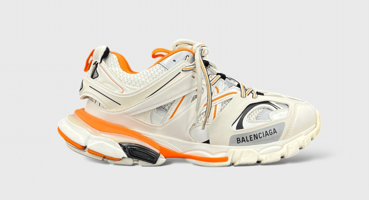 8790 Balenciaga Track Blanc/Orange 41