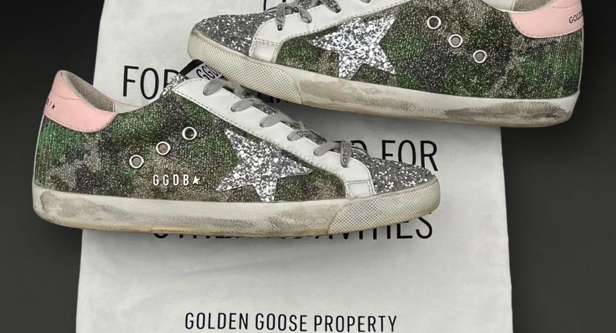 Golden goose SuperStar Kaki/Rose 38