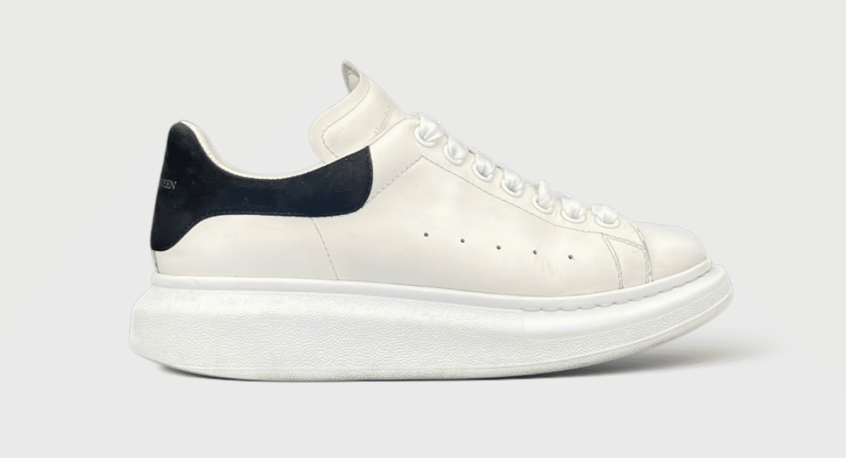 8170 Alexander McQueen Oversize Blanc/Daim Noir 39