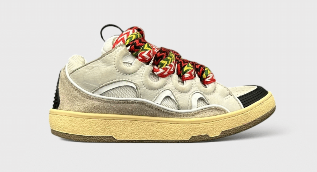 8717 Lanvin Curb Blanc/rouge/Jaune 36