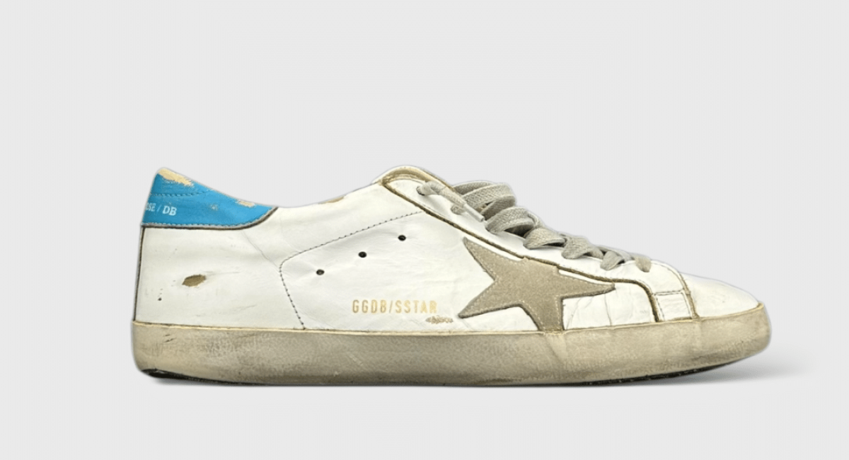 0000000058 Golden Goose Super Star Blanc/Bleu 42