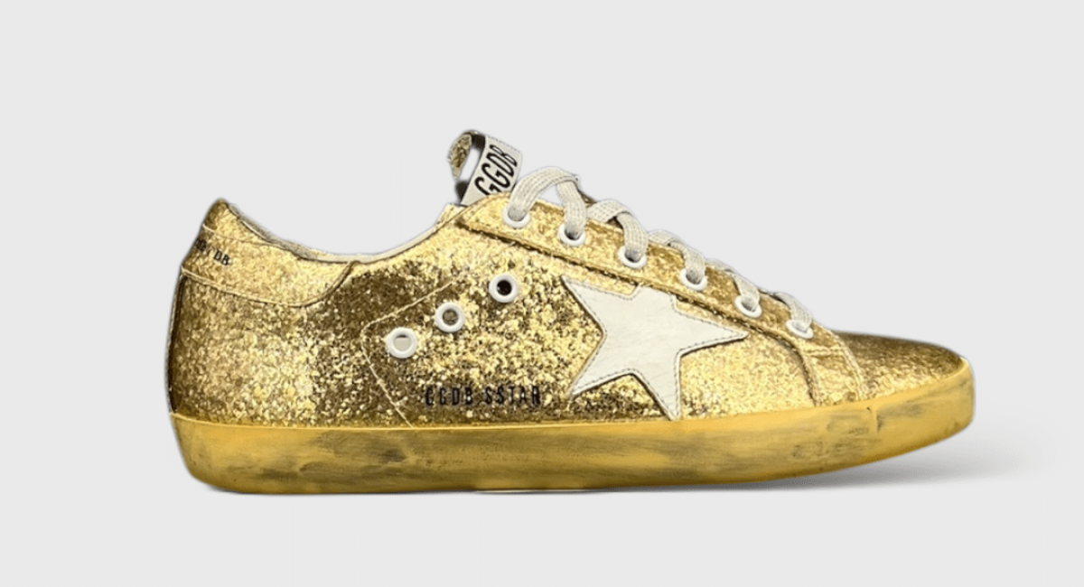 0000000570 Golden Goose Super Star Or/Paillette 38