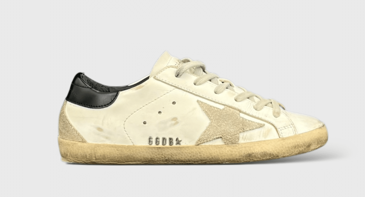 0000000649 Golden Goose Super Star Blanc/noir 37