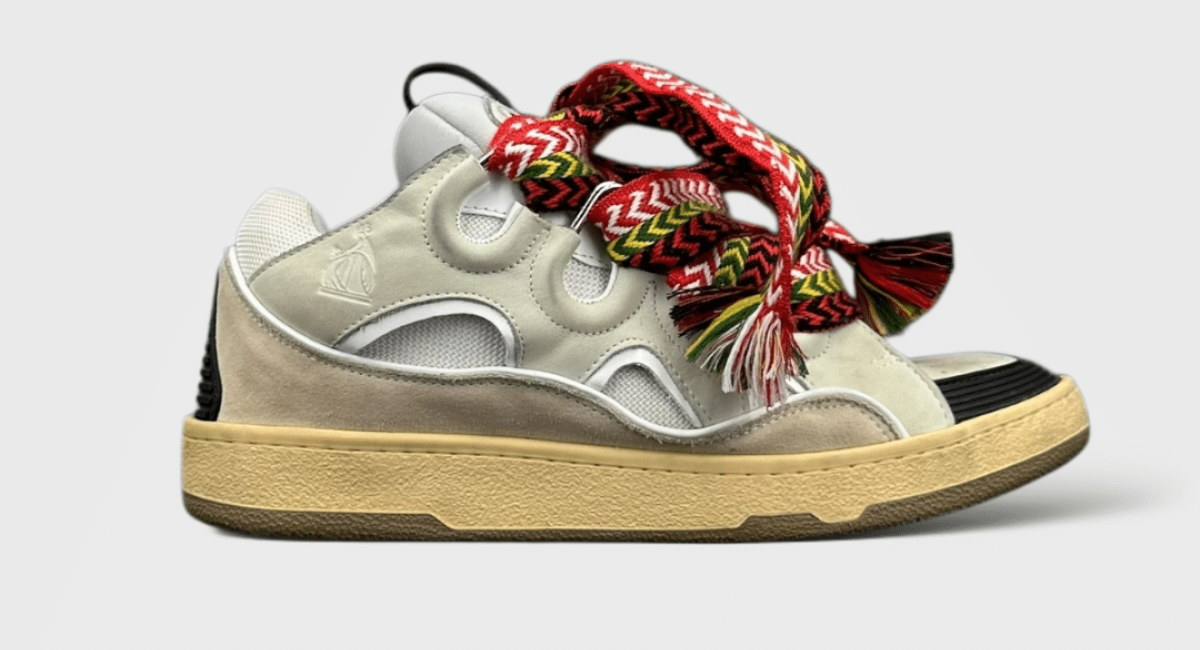 0000000086 Lanvin Curb Blanc/Rouge/Jaune/Vert 44