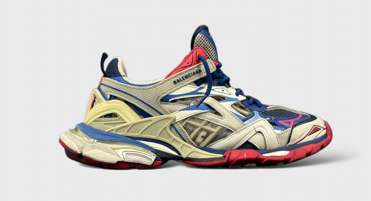 10001 Balenciaga Track 2 Gris/Rouge/Bleu 44