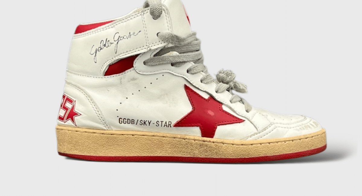 0000000583 Golden Goose sky star Blanc/Rouge/Gris 36