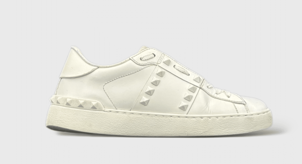 10077 Valentino Rockstud Blanc 37,5