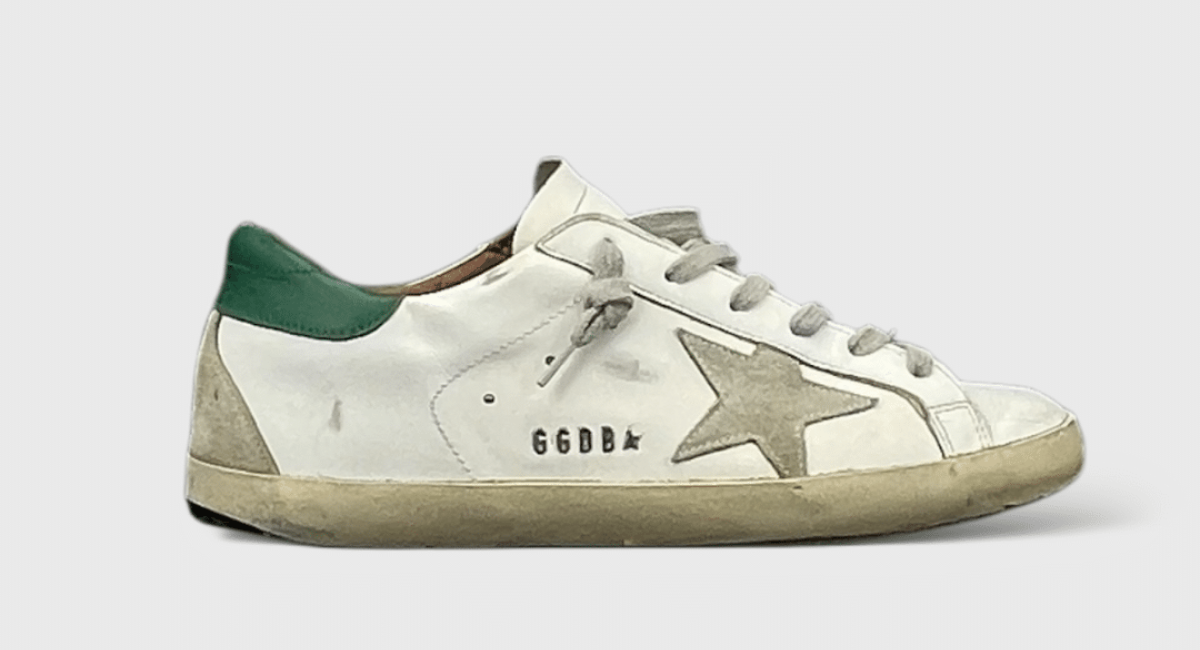 10685 Golden Goose Superstar Blanc/Vert 37