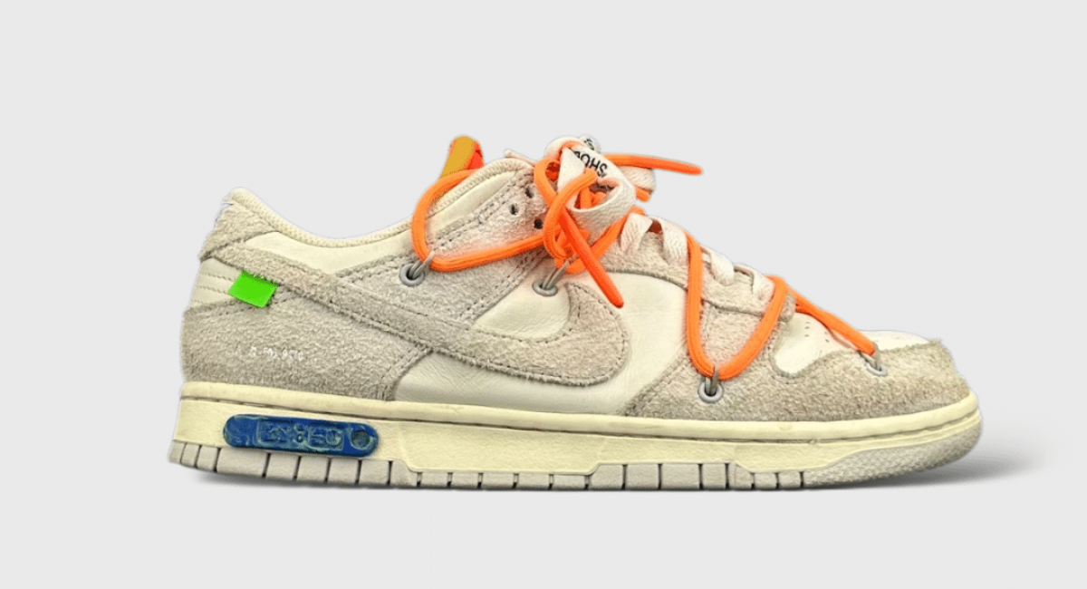 0000000091 Nike Dunk Low Blanc/Orange 40,5