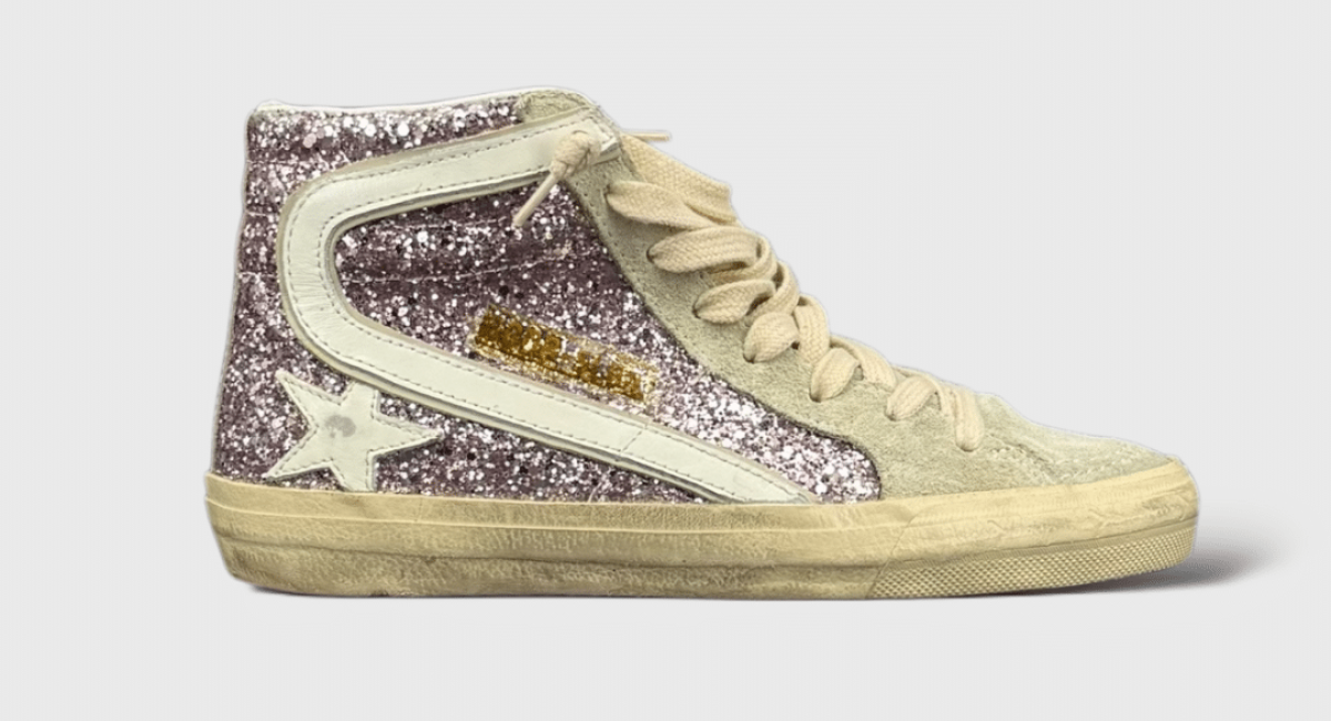 V10418 Golden Goose Slide Rose/Paillette 37