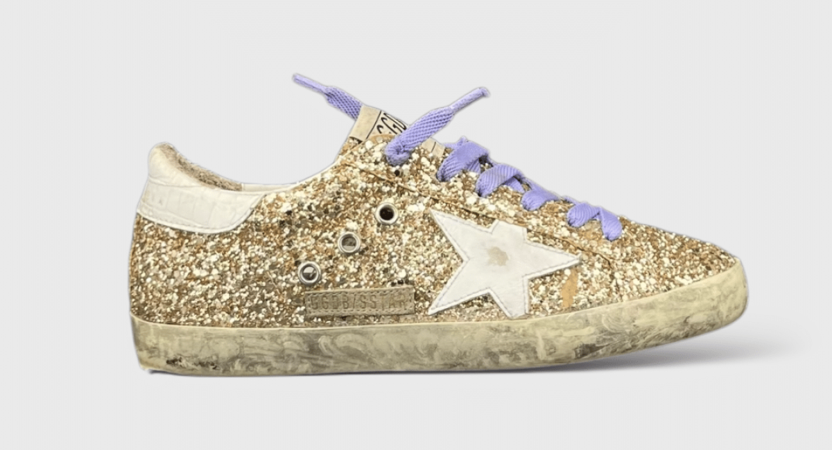0000001027 Golden Goose Super Star Doré/Paillette 36