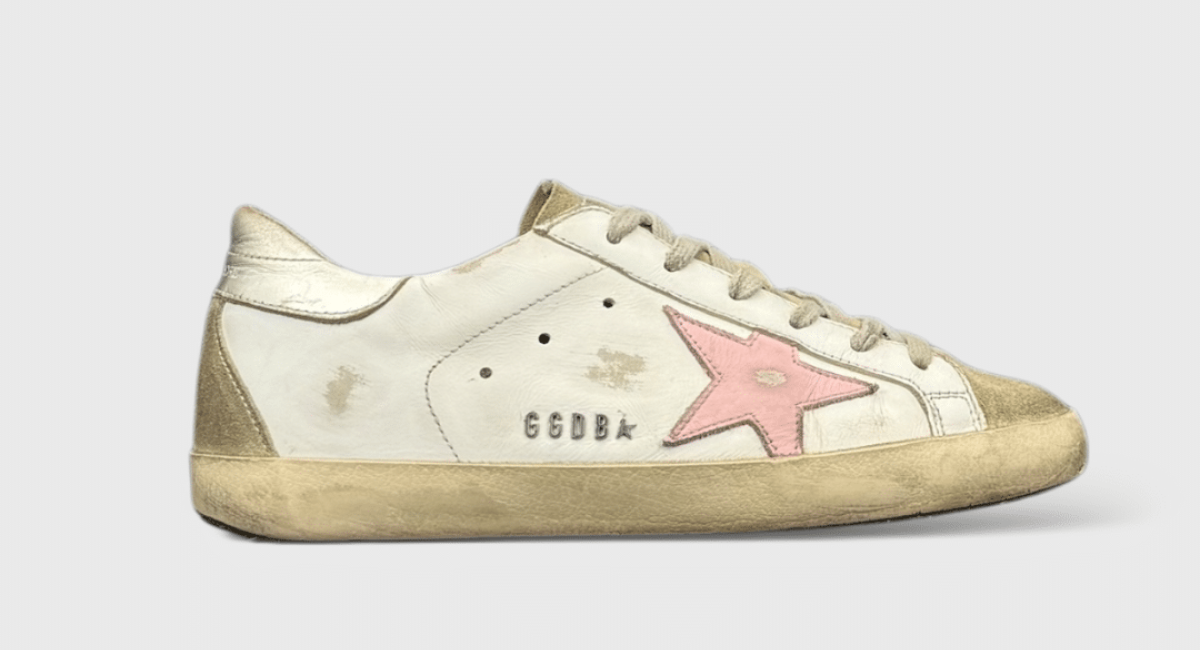 0000000857 Golden Goose Super Star Doré/Rose/Blanc 37