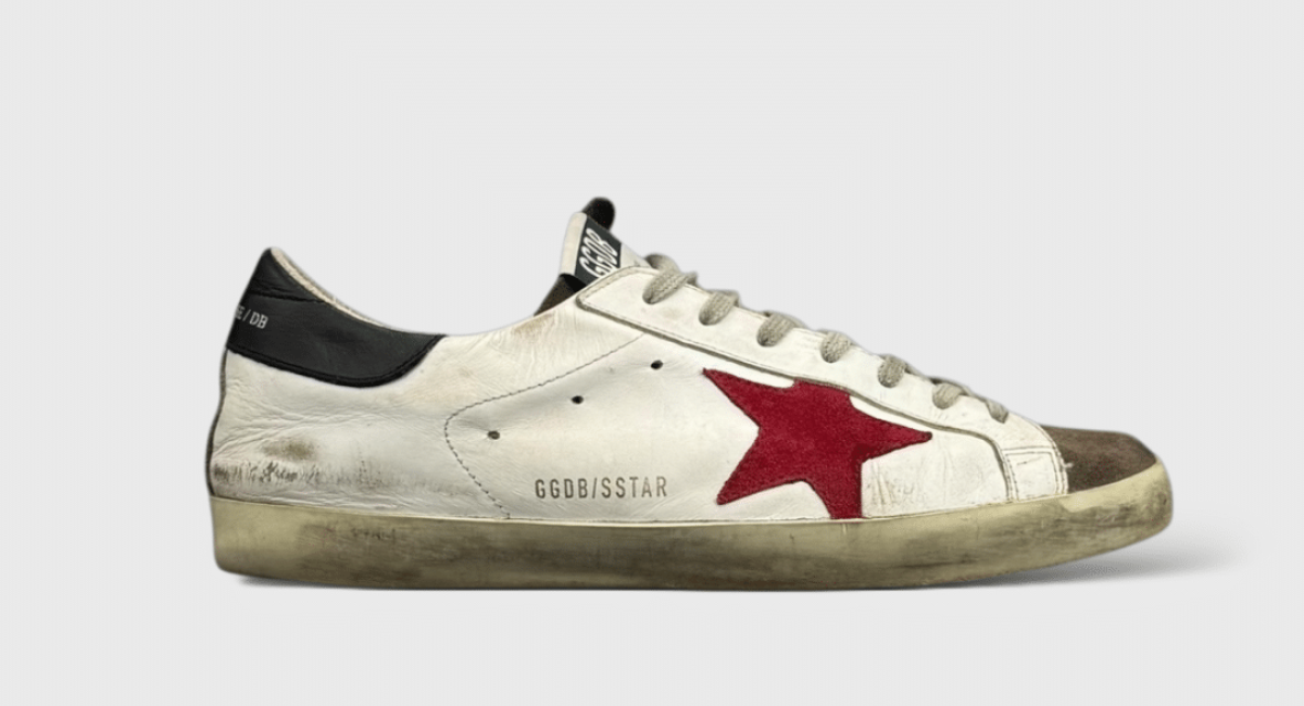 V10534 Golden Goose Superstar Blanc/Rouge/Noir 42